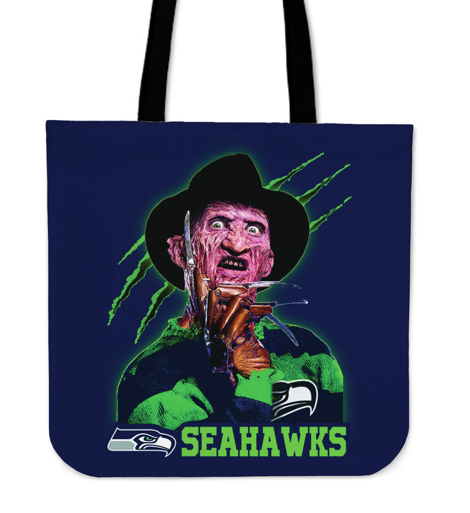 Seattle Seahawks Freddy Tote Bag - Best Funny Store