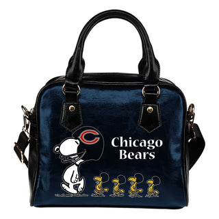 Lovely Animal Team Chicago Bears Shoulder Handbag