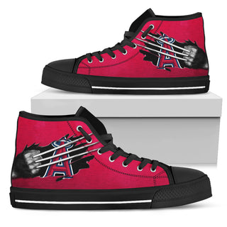 Scratch Of The Wolf Los Angeles Angels High Top Shoes