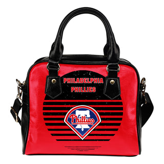 Back Fashion Round Charming Philadelphia Phillies Shoulder Handbags