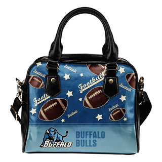 Personalized American Football Awesome Buffalo Bulls Shoulder Handbag
