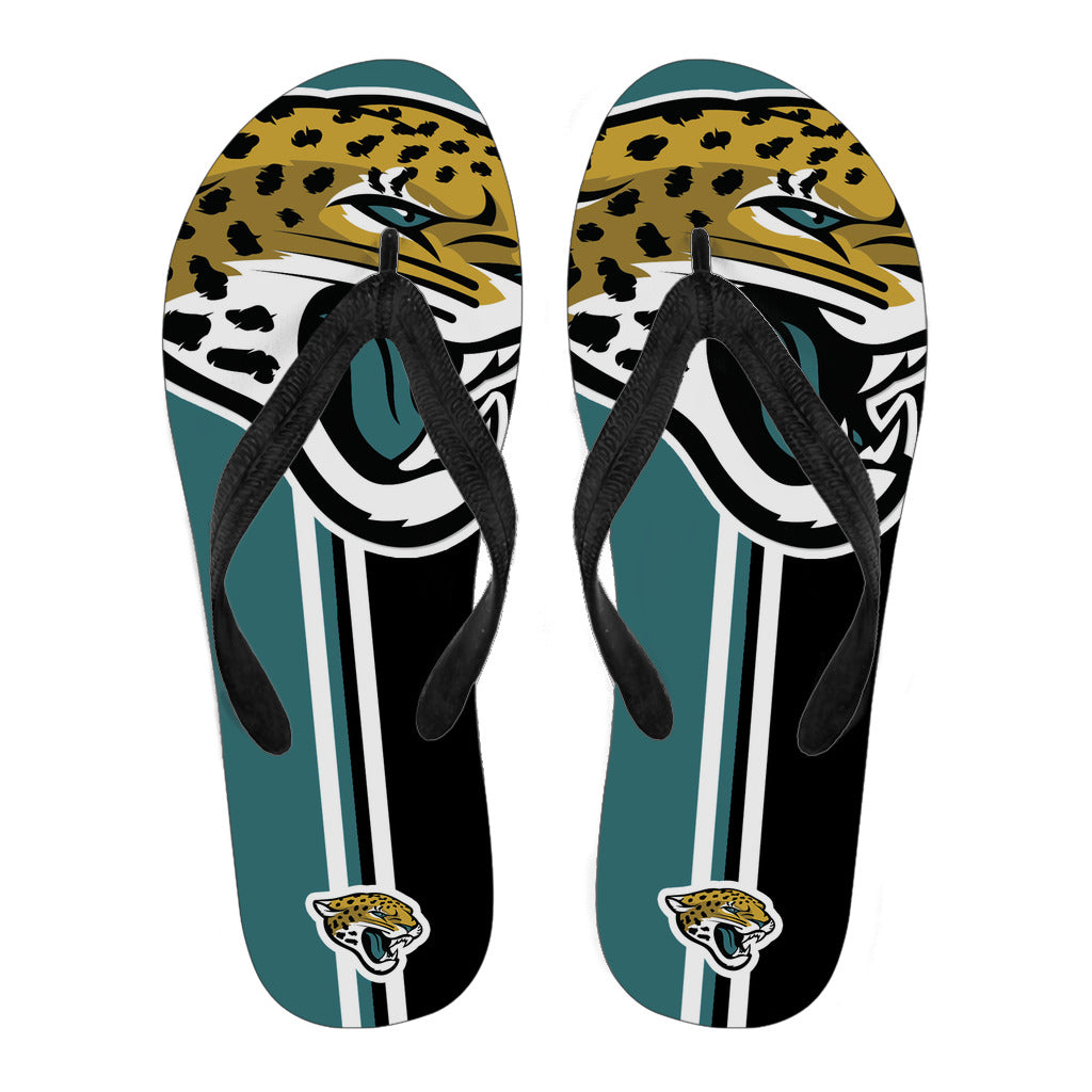 Jacksonville Jaguars Fan Gift Two Main Colors Flip Flops