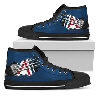 Scratch Of The Wolf Arizona Wildcats High Top Shoes