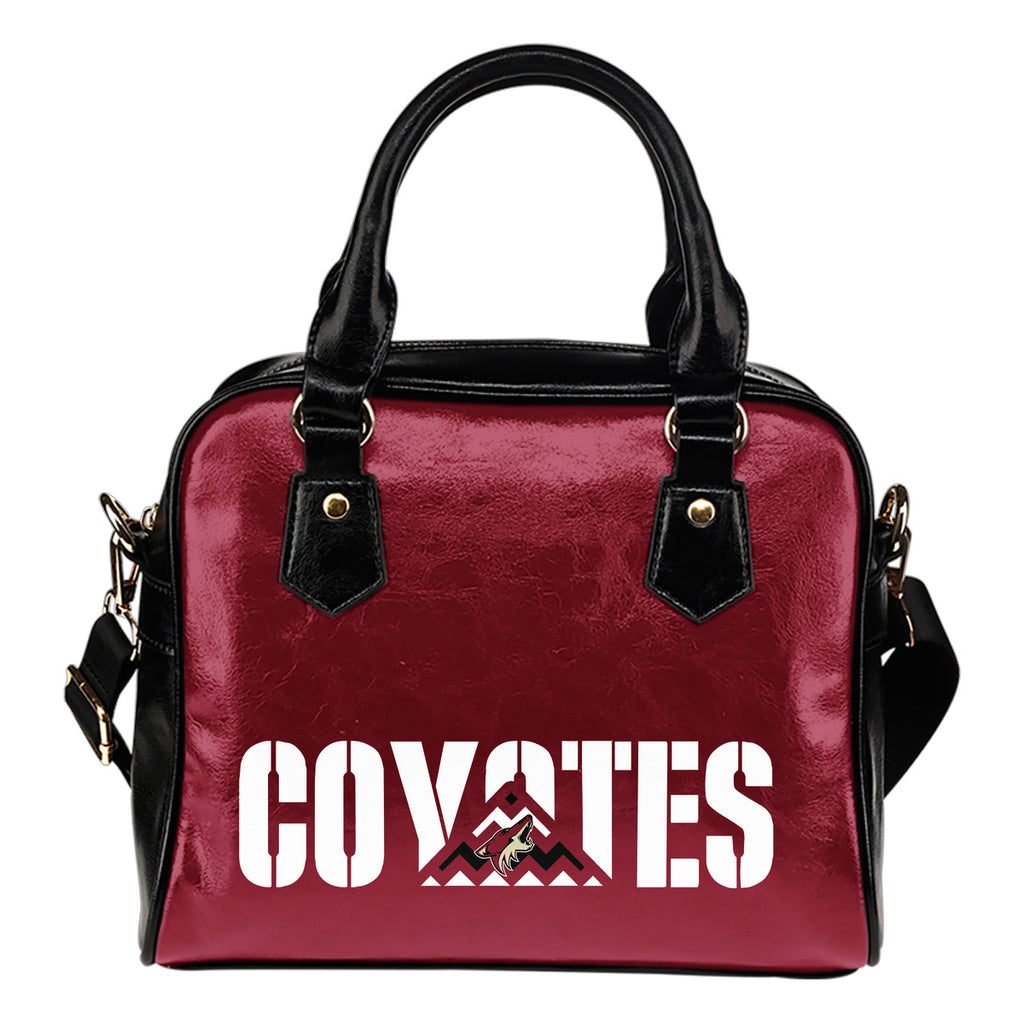 Arizona Coyotes Mass Triangle Shoulder Handbags