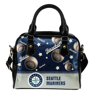 Personalized American Baseball Awesome Seattle Mariners Shoulder Handbag