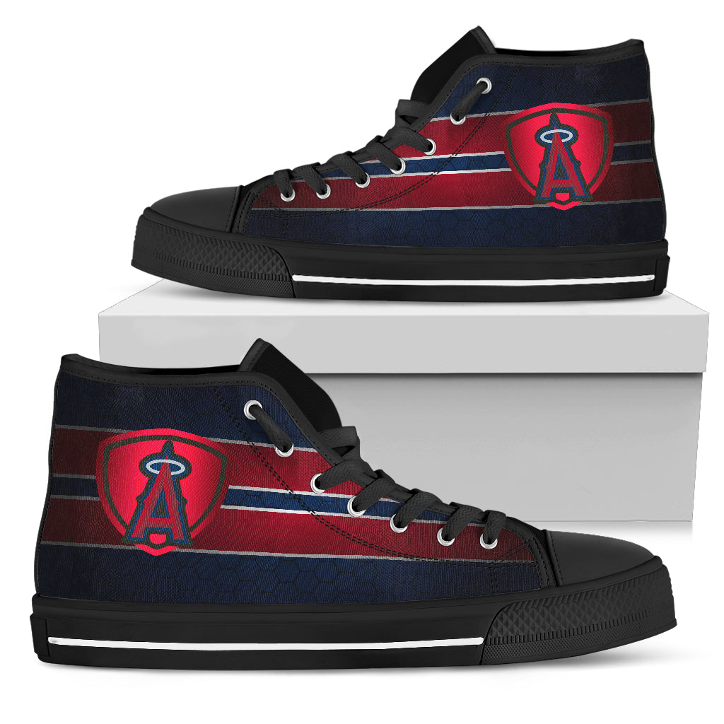 The Shield Los Angeles Angels High Top Shoes