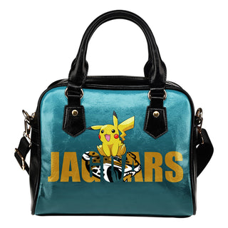 Pokemon Sit On Text Jacksonville Jaguars Shoulder Handbags
