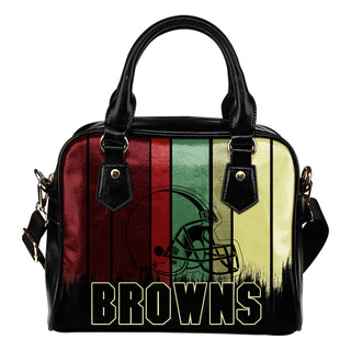 Vintage Silhouette Cleveland Browns Purse Shoulder Handbag
