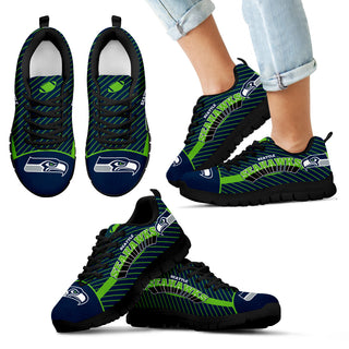 Lovely Stylish Fabulous Little Dots Seattle Seahawks Sneakers