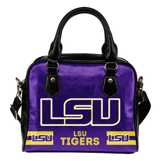 LSU Tigers For Life Shoulder Handbags