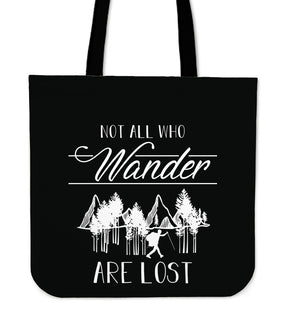 Not All Who Wander Trekking Tote Bags