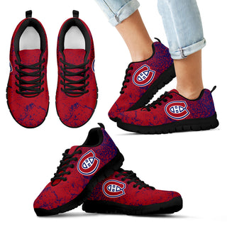 Light Tiny Pixel Smashing Pieces Montreal Canadiens Sneakers