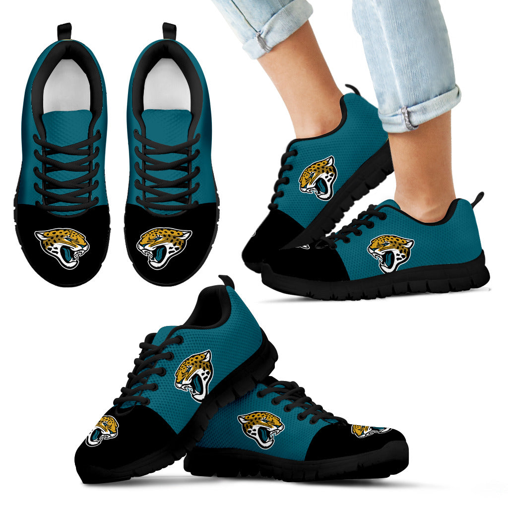 Two Colors Aparted Jacksonville Jaguars Sneakers