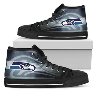 Seattle Seahawks Light Logo High Top Shoes