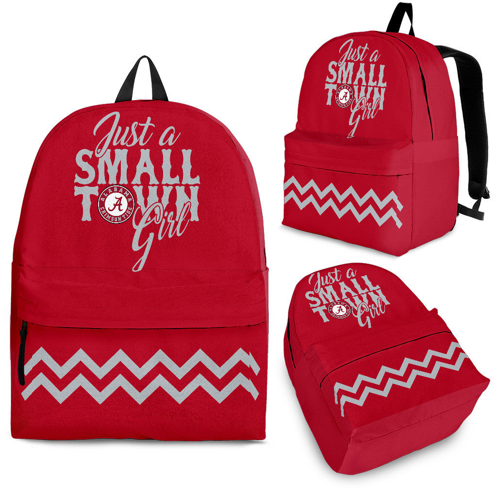 Just A Small Town Alabama Crimson Tide Backpacks - Best Funny Store