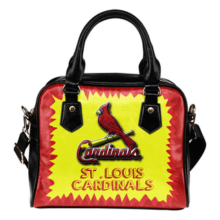 Jagged Saws Mouth Creepy St. Louis Cardinals Shoulder Handbags