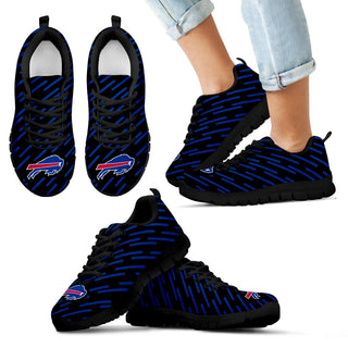 Marvelous Striped Stunning Logo Buffalo Bills Sneakers