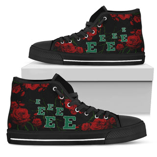 Lovely Rose Thorn Incredible Eastern Michigan Eagles High Top Shoes