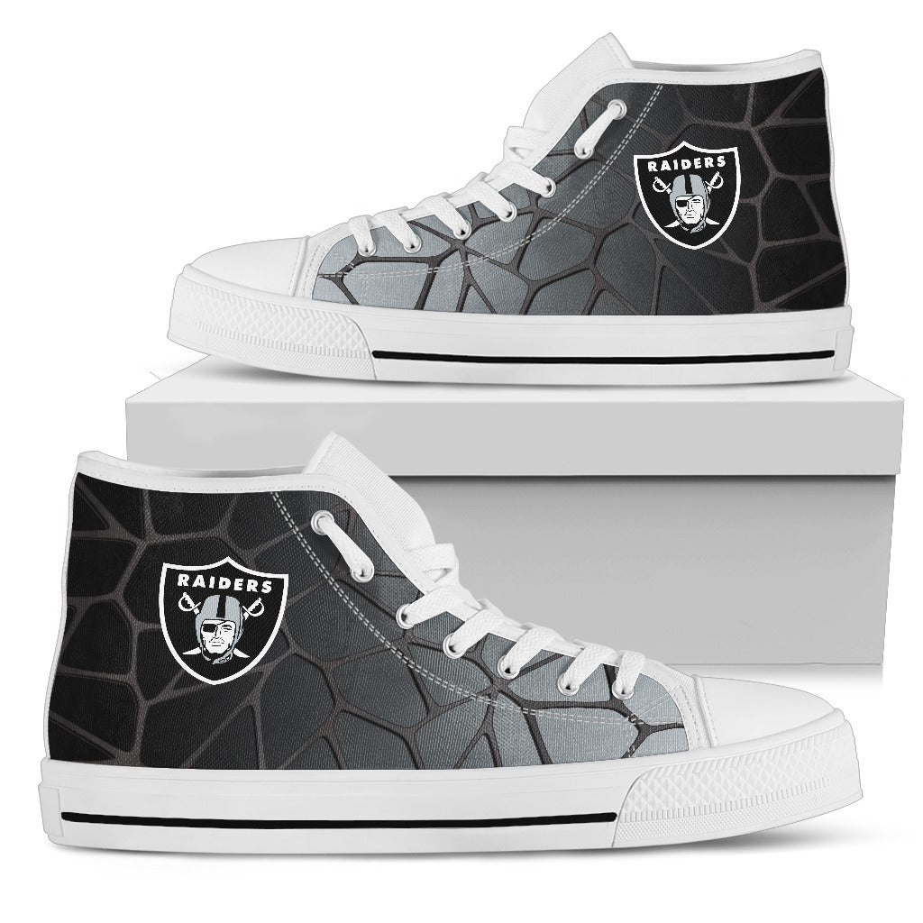 Color Gradient La Rams Colors Air Cushion Los Angeles Rams Gradient High Top Shoes – Best ...