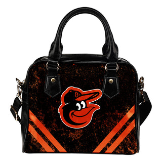 Couple Curves Light Good Logo Baltimore Orioles Shoulder Handbags