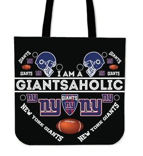 I Am A Giantsaholic New York Giants Tote Bags
