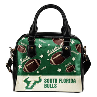 Personalized American Football Awesome South Florida Bulls Shoulder Handbag