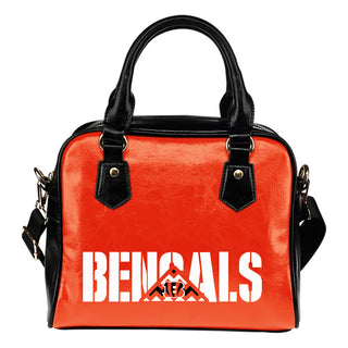 Cincinnati Bengals Mass Triangle Shoulder Handbags