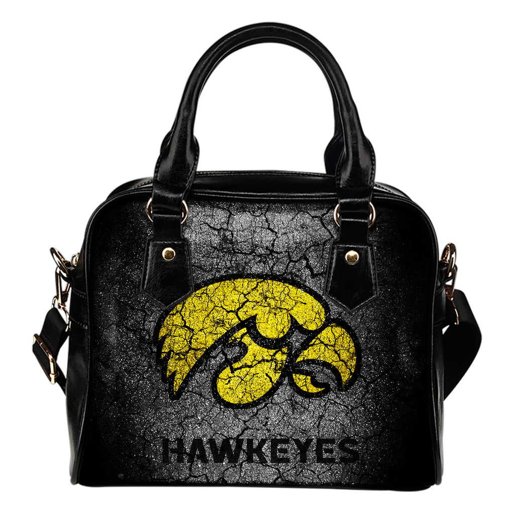 Wall Break Iowa Hawkeyes Shoulder Handbags Women Purse