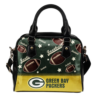 Personalized American Football Awesome Green Bay Packers Shoulder Handbag