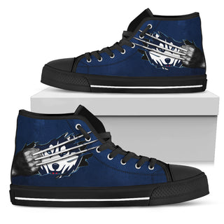 Scratch Of The Wolf Connecticut Huskies High Top Shoes