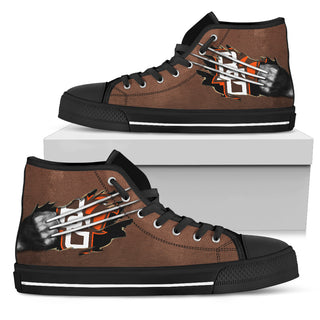 Scratch Of The Wolf Bowling Green Falcons High Top Shoes