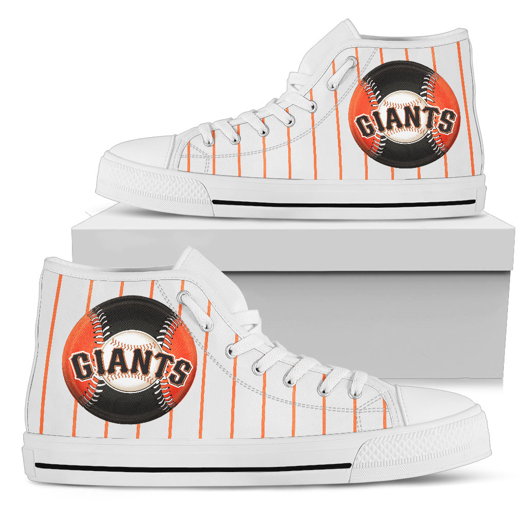 Straight Line With Deep Circle San Francisco Giants High Top Shoes