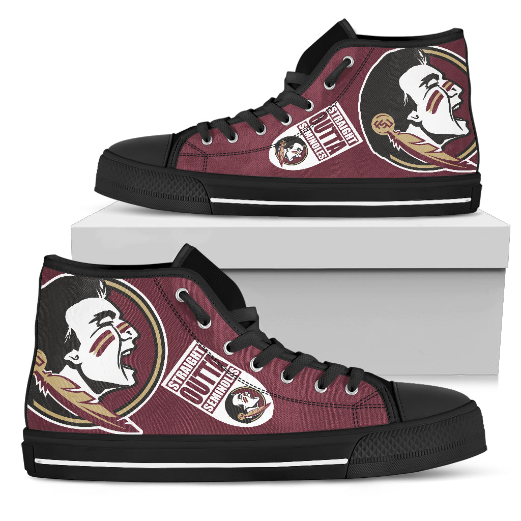 Straight Outta Florida State Seminoles High Top Shoes