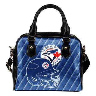 Couple Helmet Enchanting Logo Toronto Blue Jays Shoulder Handbags