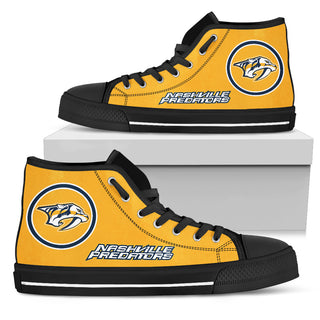 Circle Logo Nashville Predators High Top Shoes