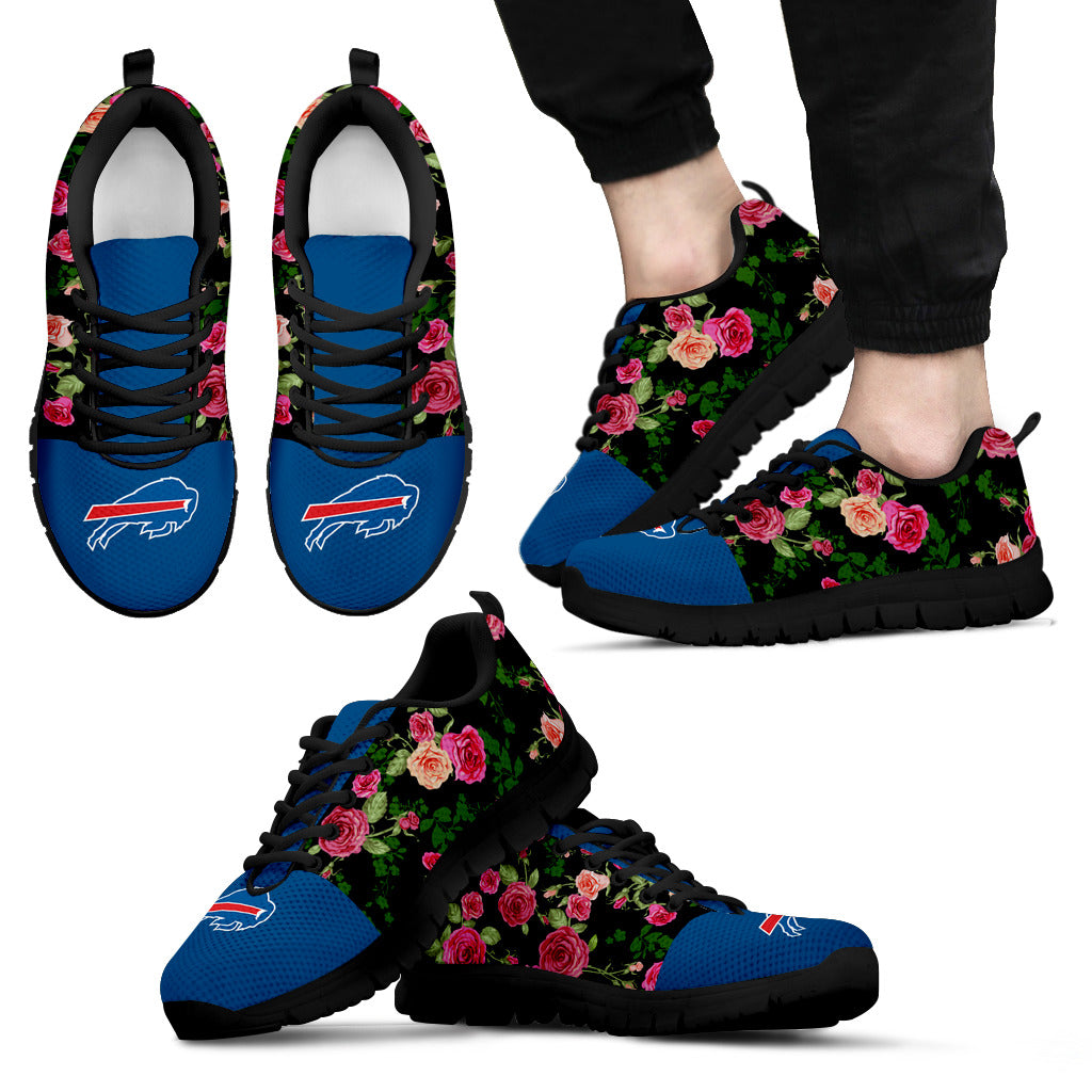 Vintage Floral Buffalo Bills Sneakers