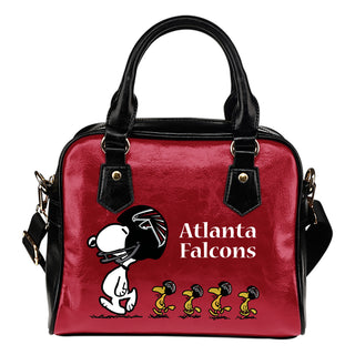 Lovely Animal Team Atlanta Falcons Shoulder Handbag