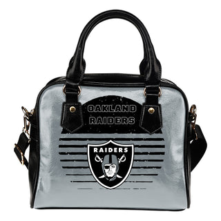 Back Fashion Round Charming Oakland Raiders Shoulder Handbags