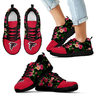 Vintage Floral Atlanta Falcons Sneakers