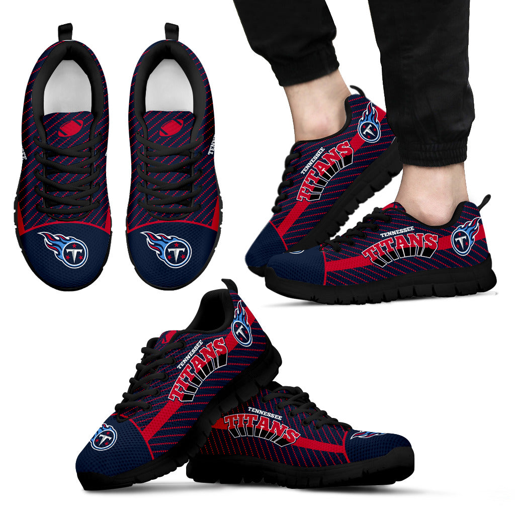 Lovely Stylish Fabulous Little Dots Tennessee Titans Sneakers