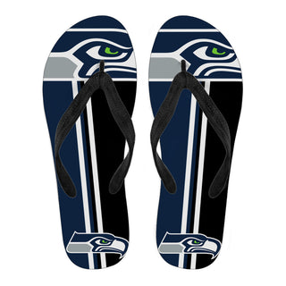 Seattle Seahawks Fan Gift Two Main Colors Flip Flops