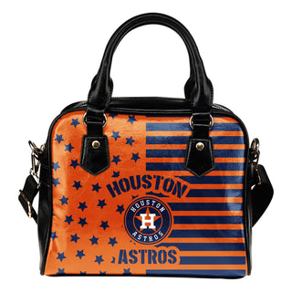 Twinkle Star With Line Houston Astros Shoulder Handbags