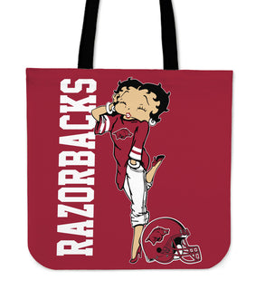 BB Arkansas Razorbacks Tote Bag For Woman - Best Funny Store