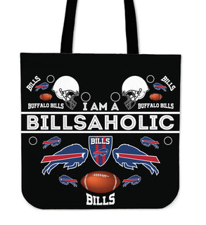 I Am A Billsaholic Buffalo Bills Tote Bags