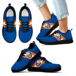 Three Colors Vertical New York Islanders Sneakers