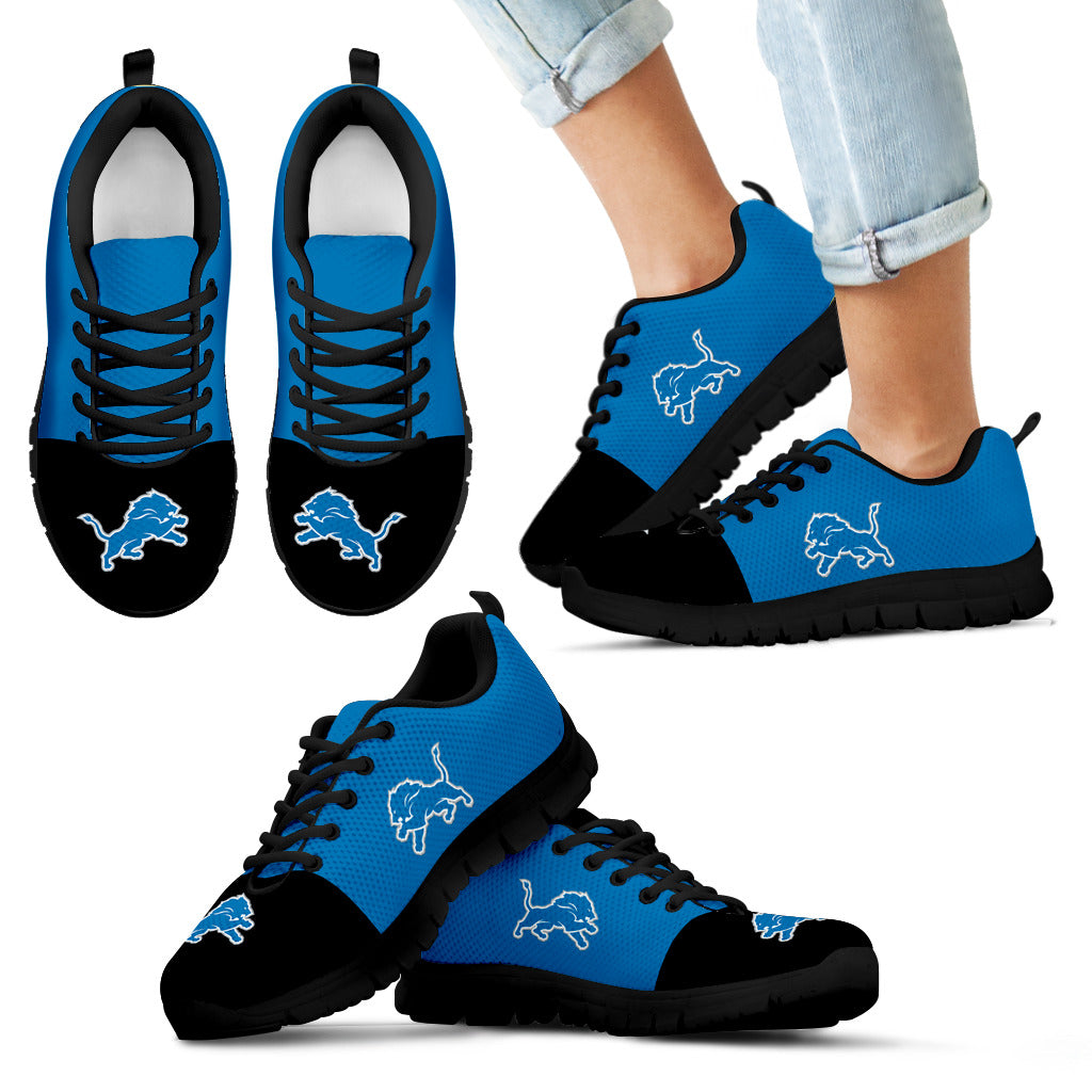 Two Colors Aparted Detroit Lions Sneakers