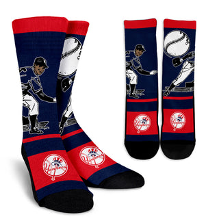 Talent Player Fast Cool Air Comfortable New York Yankees Socks