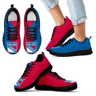 Two Colors Trending Lovely New York Rangers Sneakers