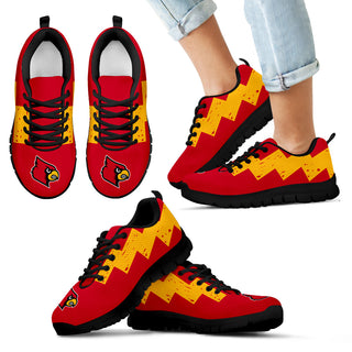 Dragon Flying Fancy Louisville Cardinals Logo Sneakers