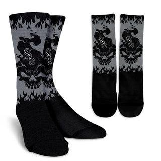 Chicago White Sox Colorful Skull Socks